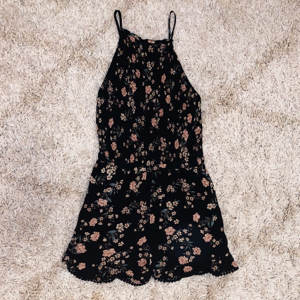 American Eagle Floral Romper